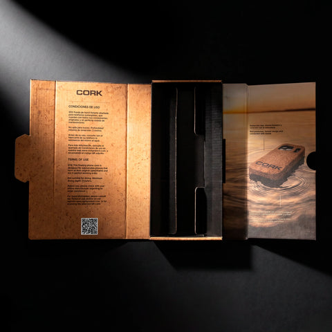 Packaging CORK PRO TECH abierto